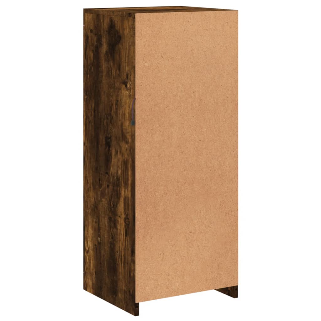 Komoda s LED svjetlima boja dimljenog hrasta 41x37x100 cm
