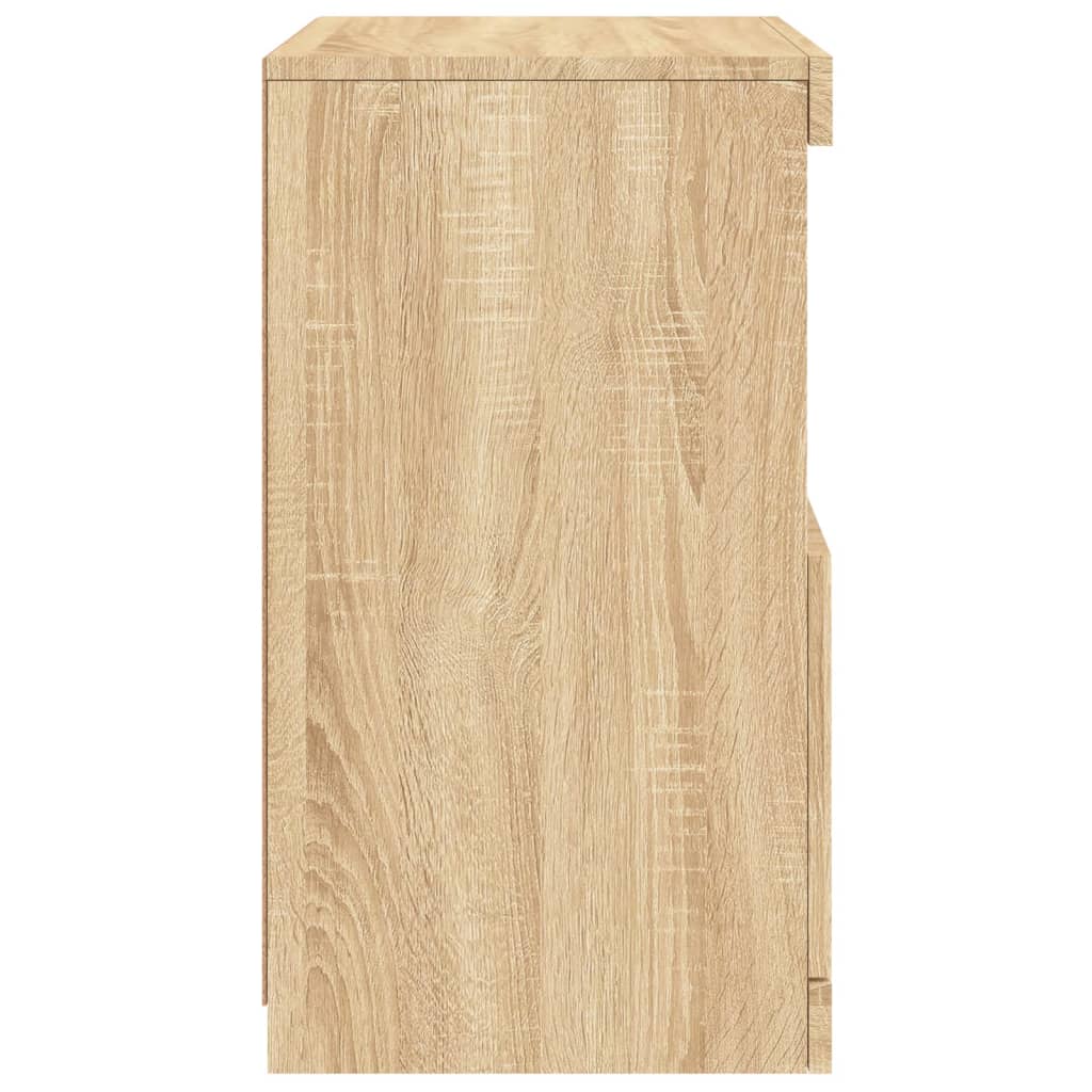 Komoda s LED svjetlima boja hrasta sonome 41x37x67 cm