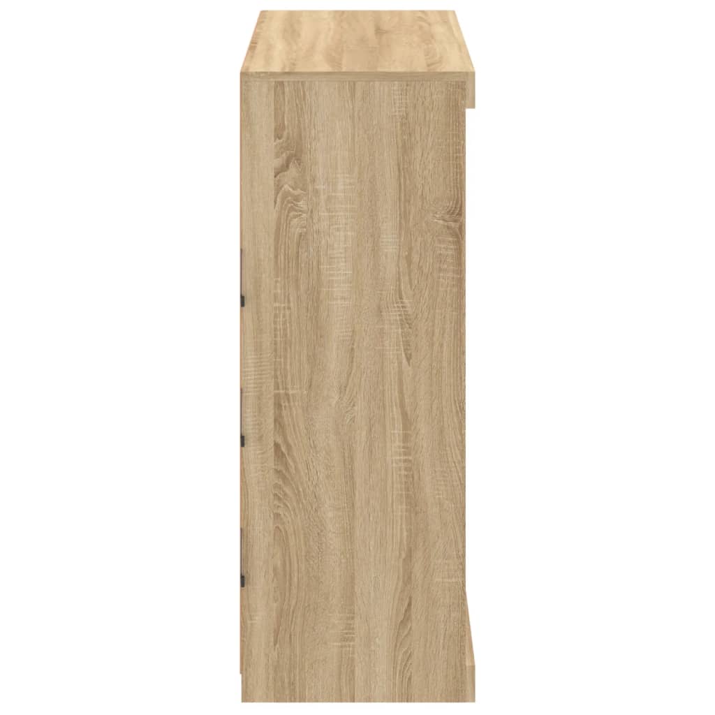 Komoda s LED svjetlima boja hrasta sonome 81x37x100 cm
