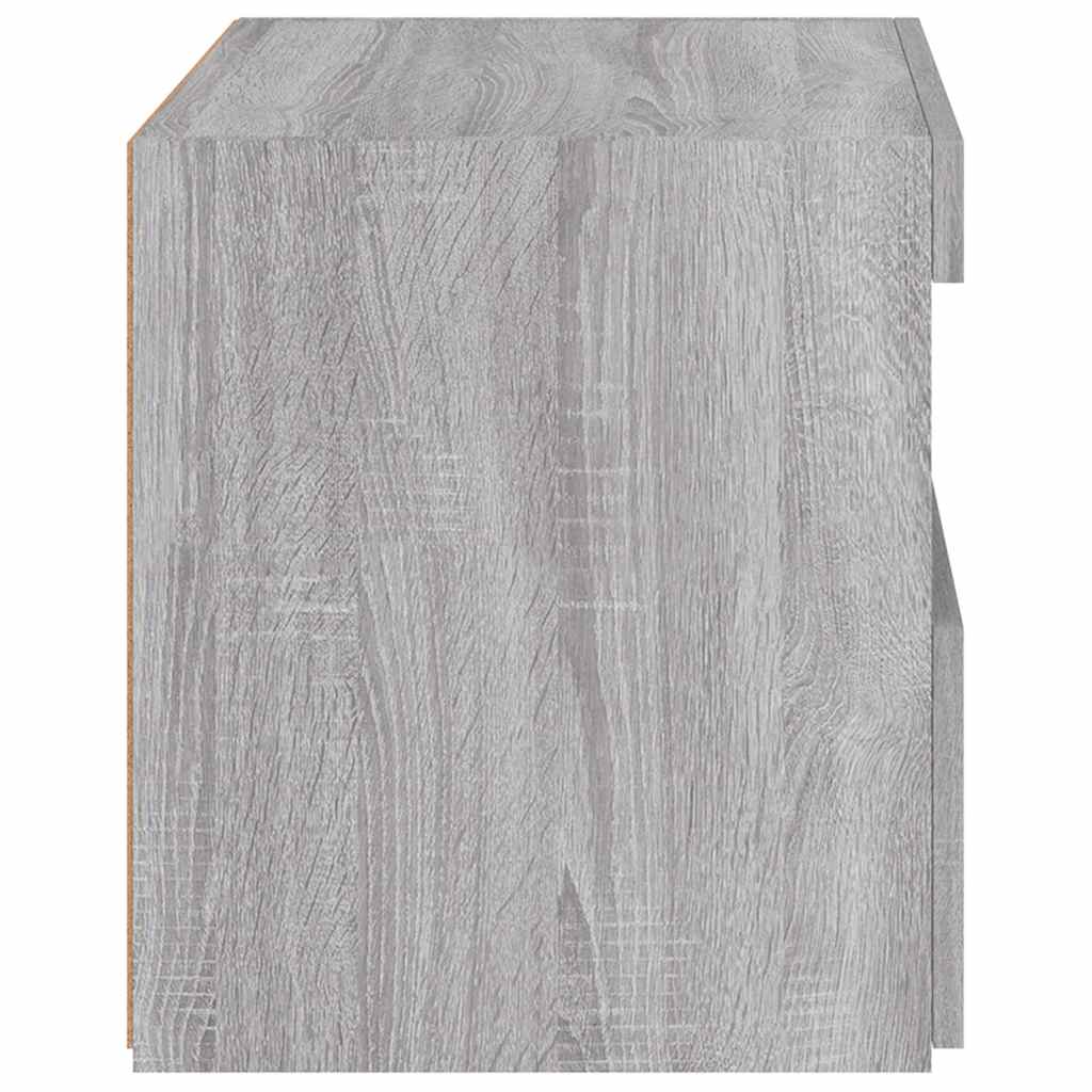 Noćni ormarić s LED svjetlima boja hrasta sonome 50x40x45 cm
