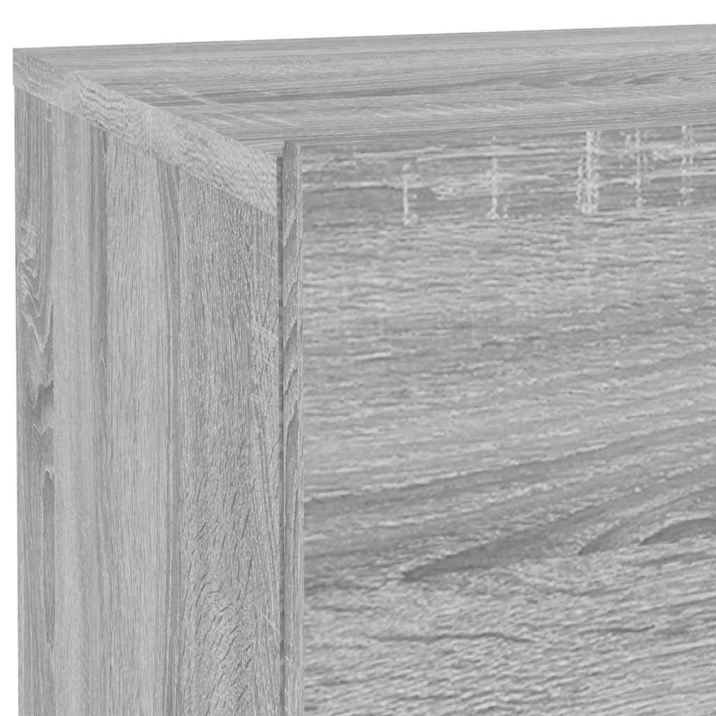 Noćni ormarić s LED svjetlima boja hrasta sonome 70x36x40,5 cm