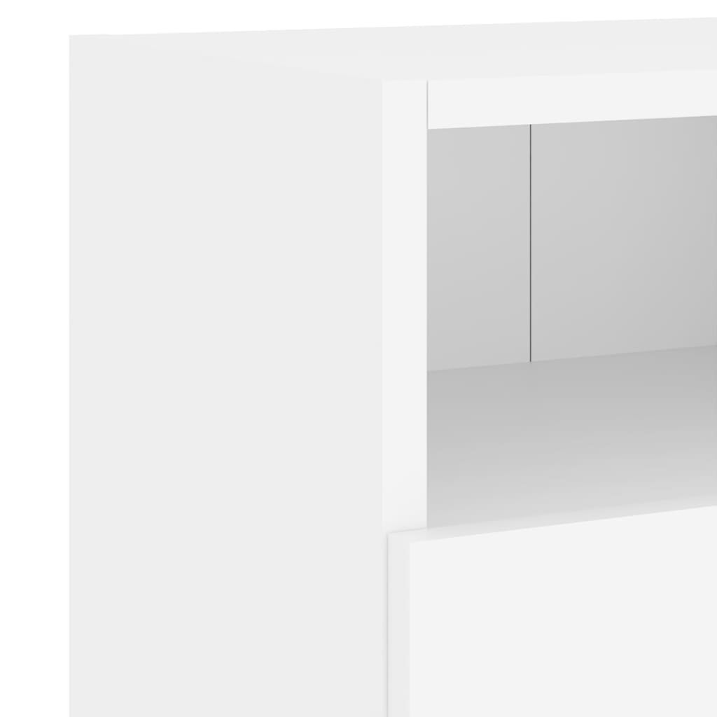 Zidni TV ormarić bijeli 60 x 30 x 30 cm od konstruiranog drva