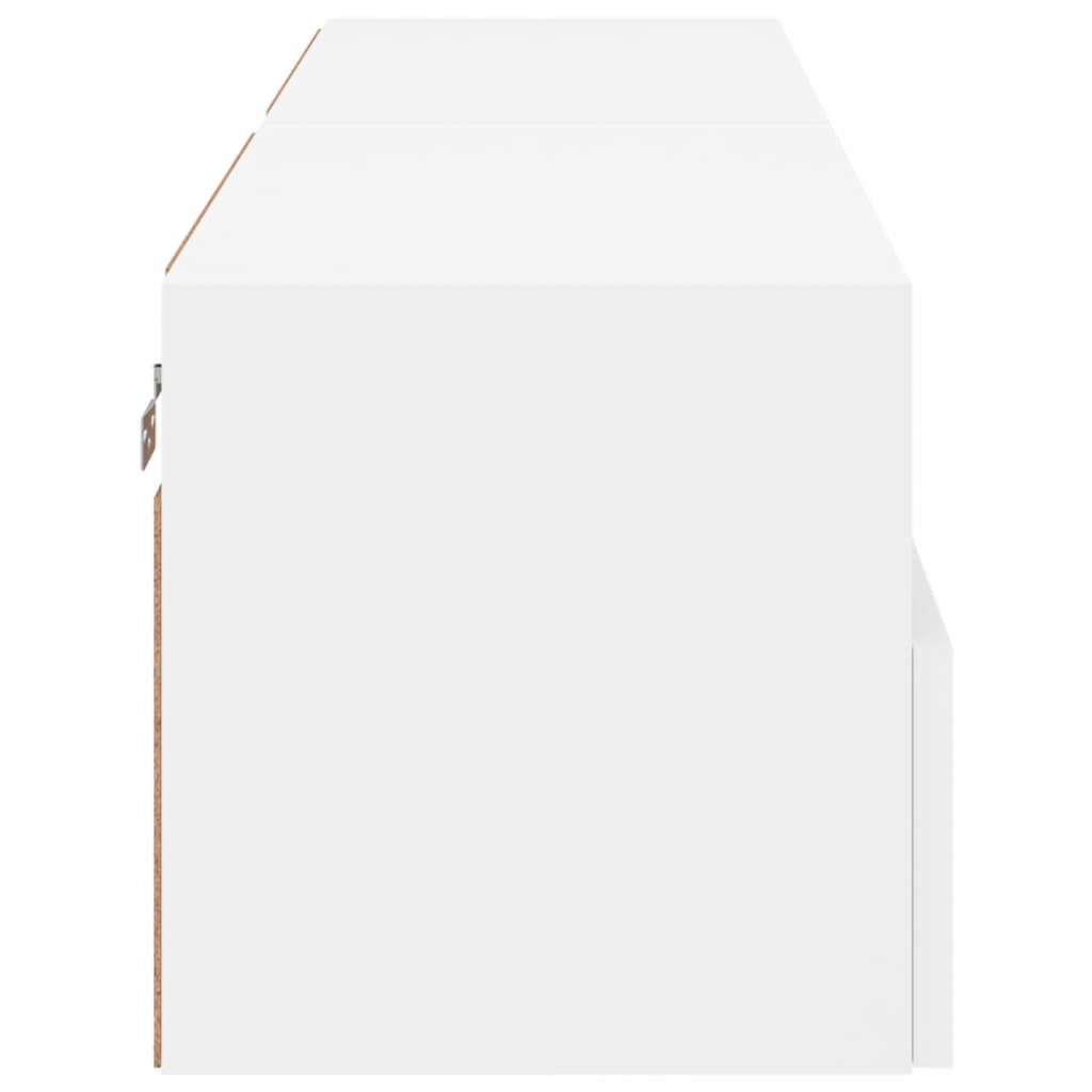 Zidni TV ormarići 2 kom bijeli 60x30x30 cm konstruirano drvo