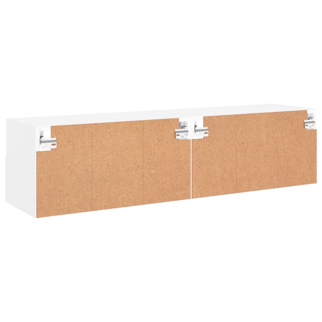 Zidni TV ormarići 2 kom bijeli 60x30x30 cm konstruirano drvo