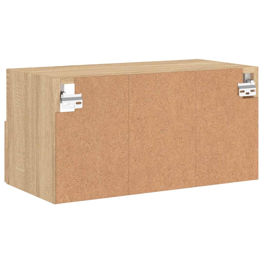 Zidni TV ormarić boja hrasta 60x30x30 cm od konstruiranog drva