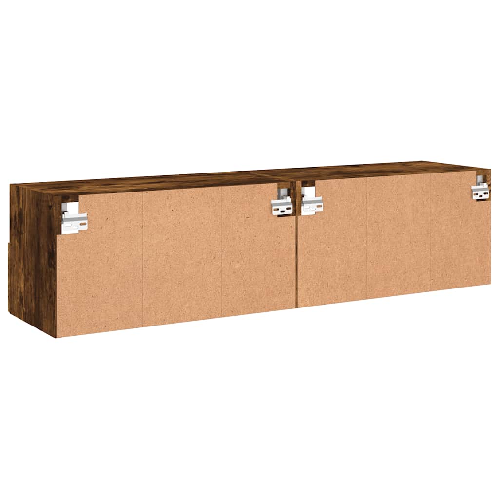 Zidni TV ormarići 2 kom boja hrasta 60 x 30 x 30 cm drveni