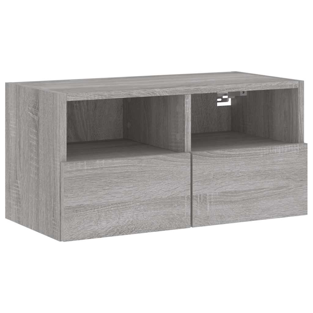 Zidni TV ormarić boja hrasta 60x30x30 cm od konstruiranog drva