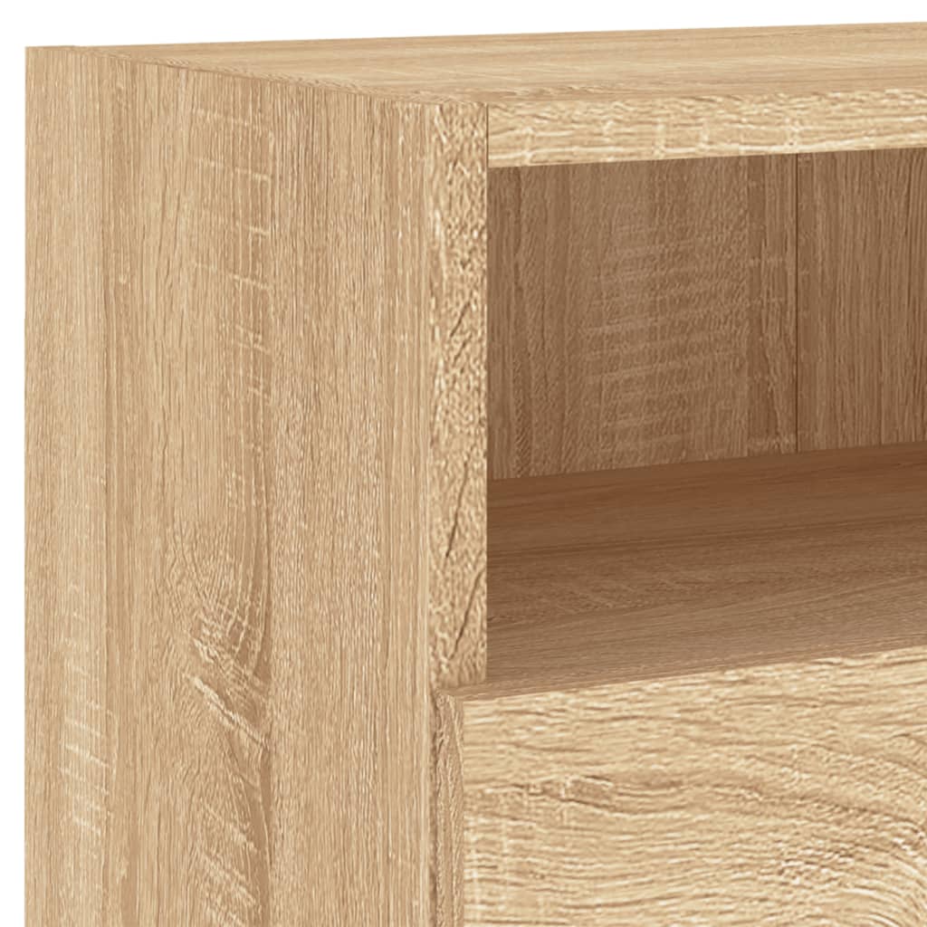 Zidni TV ormarić boja hrasta 80 x 30 x 30 cm konstruirano drvo