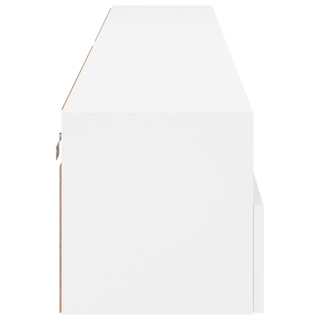 Zidni TV ormarići 2 kom bijeli 100x30x30 cm konstruirano drvo