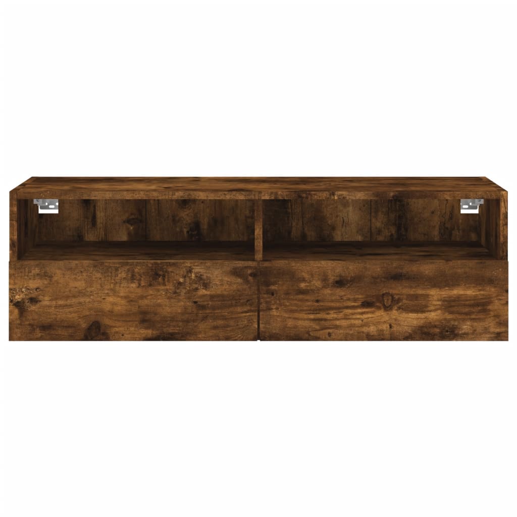 Zidni TV ormarić boja hrasta 100 x 30 x 30 cm konstruirano drvo