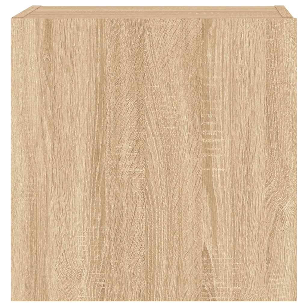 Zidni TV ormarić boja hrasta 40,5x30x40 cm konstruirano drvo