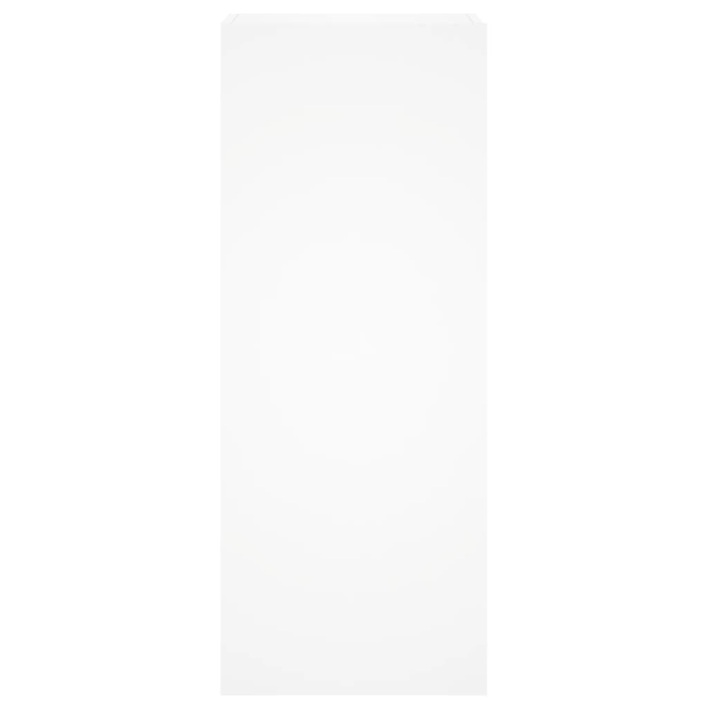 Zidni TV ormarić bijeli 40,5x30x102 cm od konstruiranog drva