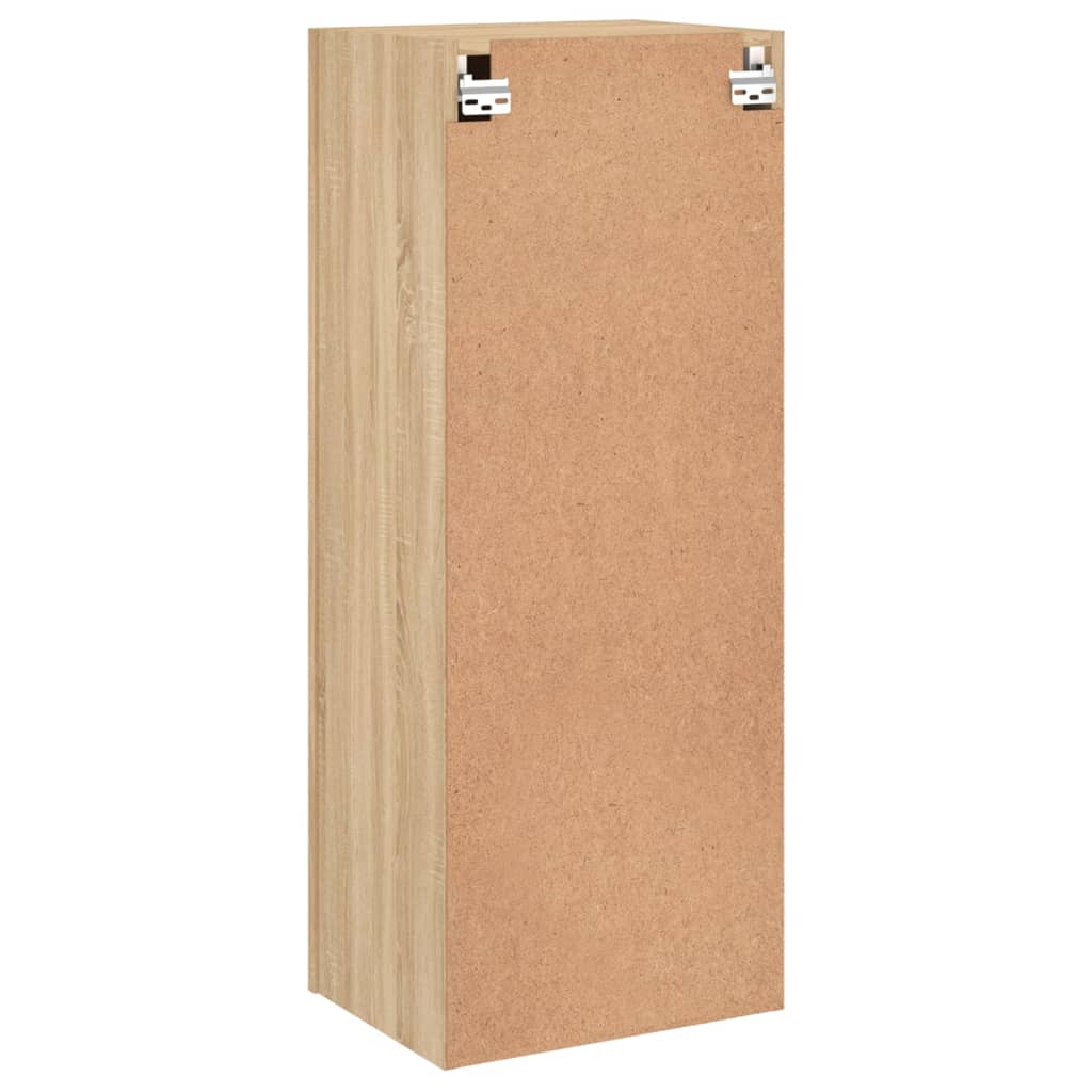 Zidni TV ormarić boja hrasta 40,5x30x102 cm konstruirano drvo