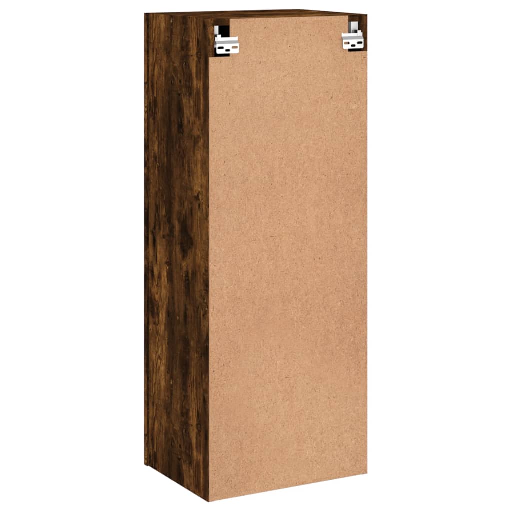 Zidni TV ormarić boja hrasta 40,5x30x102 cm konstruirano drvo