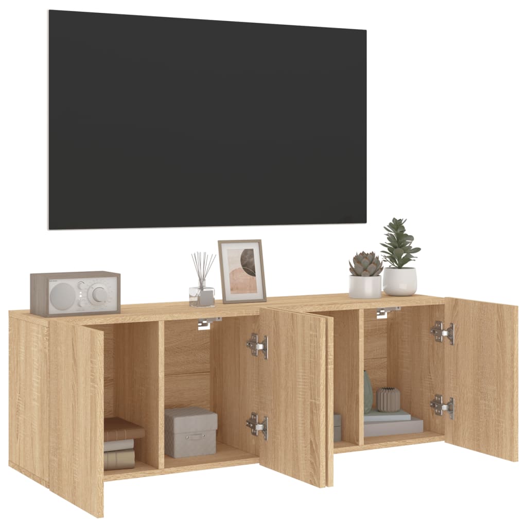 Zidni TV ormarići 2 kom boja hrasta sonome 60 x30 x 41 cm