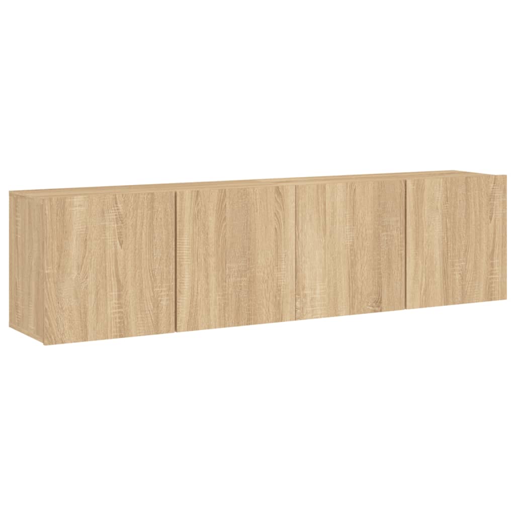Zidni TV ormarići 2 kom boja hrasta sonome 80x30x41 cm