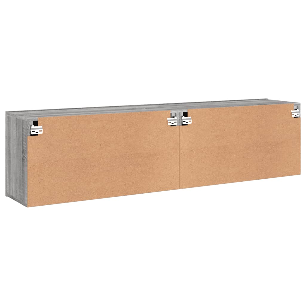 Zidni TV ormarići 2 kom boja sivog hrasta sonome 80x30x41 cm
