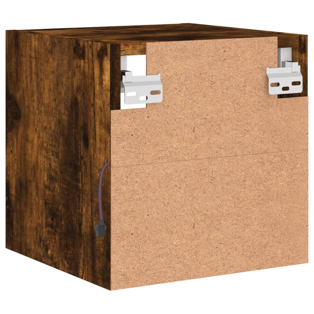 Zidni TV ormarići LED 2 kom boja hrasta 30 x 28,5 x 30 cm