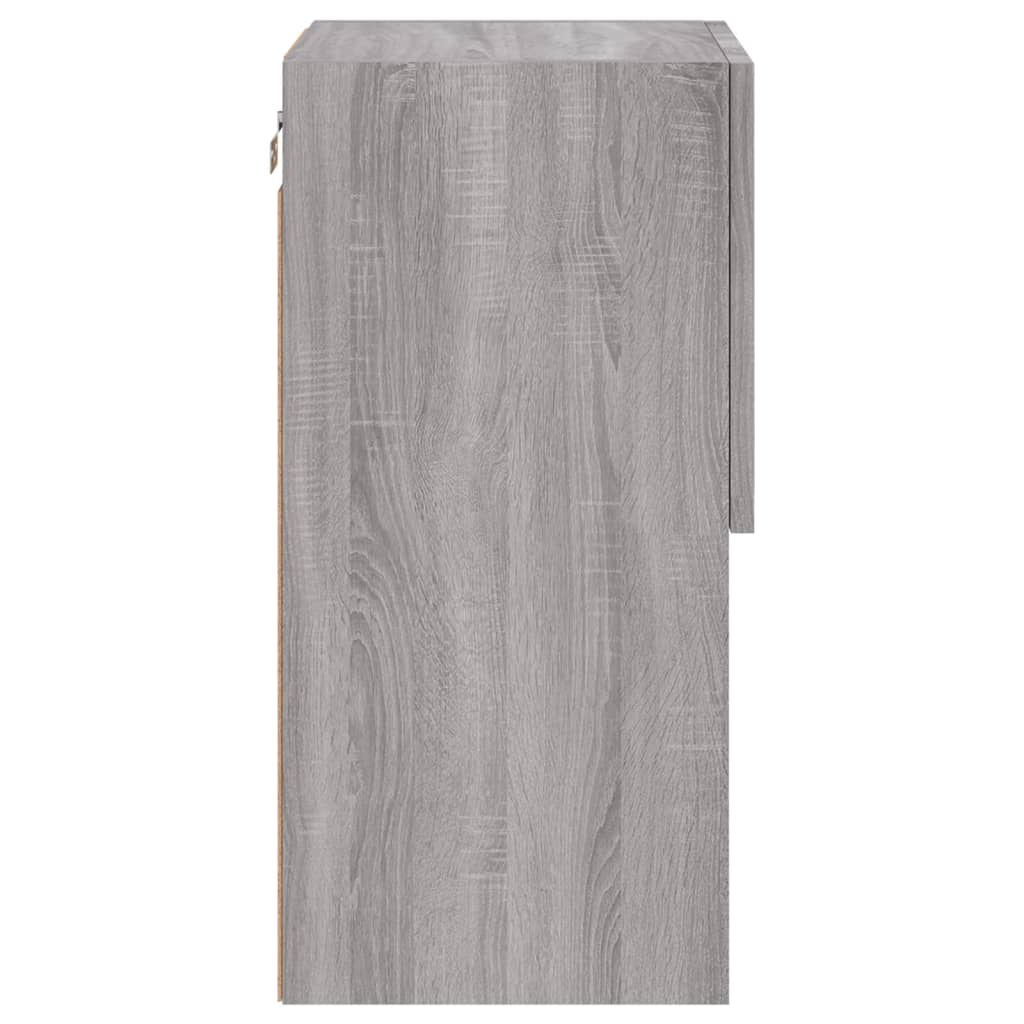 TV ormarići s LED svjetlima 2 kom boja hrasta 30,5x30x60 cm
