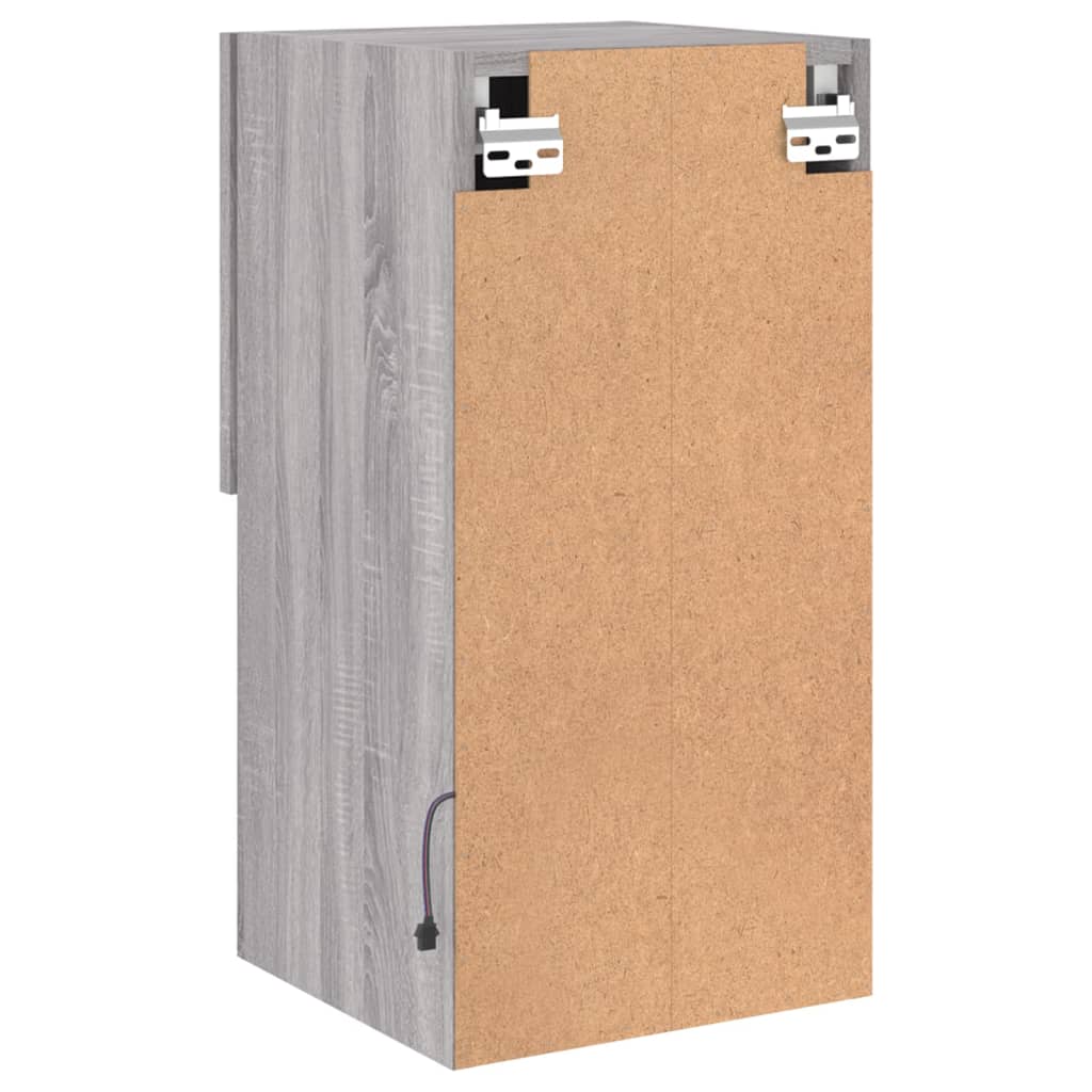 TV ormarići s LED svjetlima 2 kom boja hrasta 30,5x30x60 cm