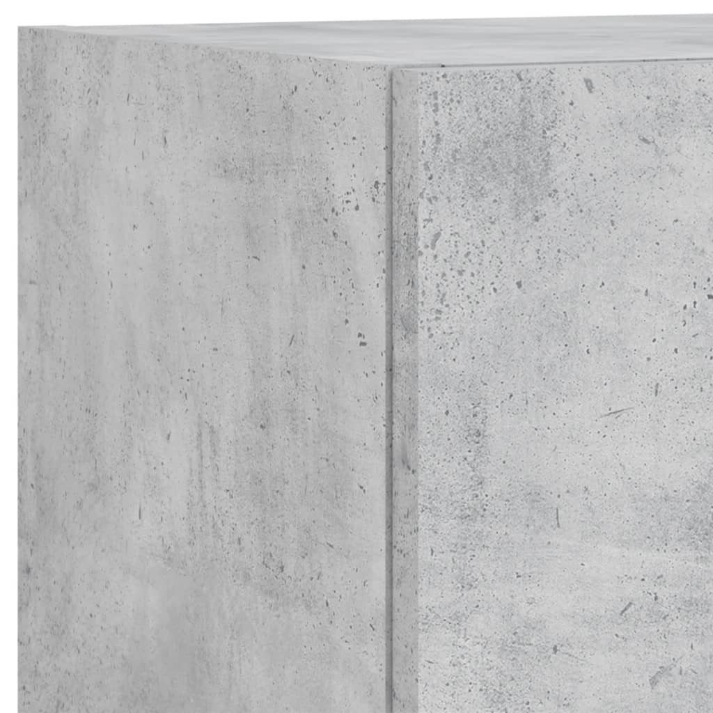 TV ormarići s LED svjetlima 2 kom boja betona 30,5 x 30 x 90 cm