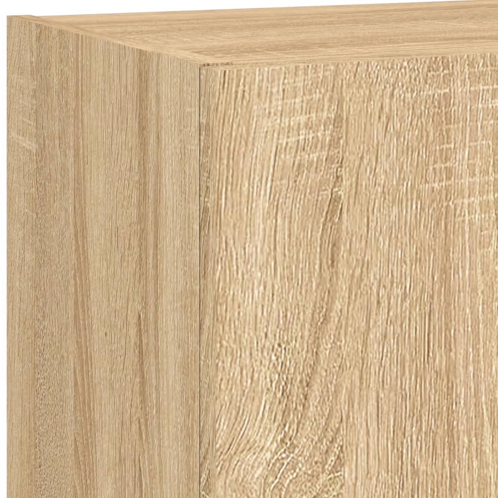 TV ormarić s LED svjetlima boja hrasta sonome 40,5x30x90 cm