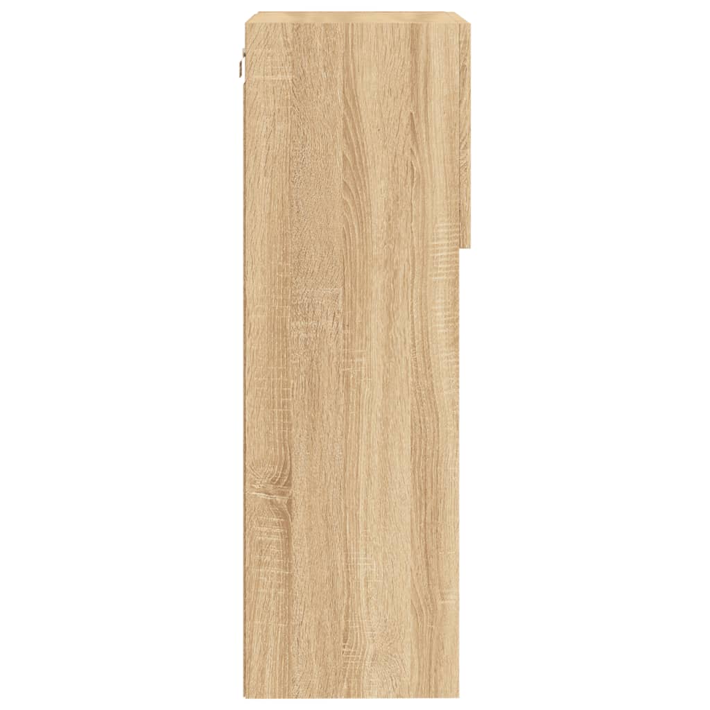 TV ormarići s LED svjetlima 2 kom boja hrasta 40,5 x 30 x 90 cm
