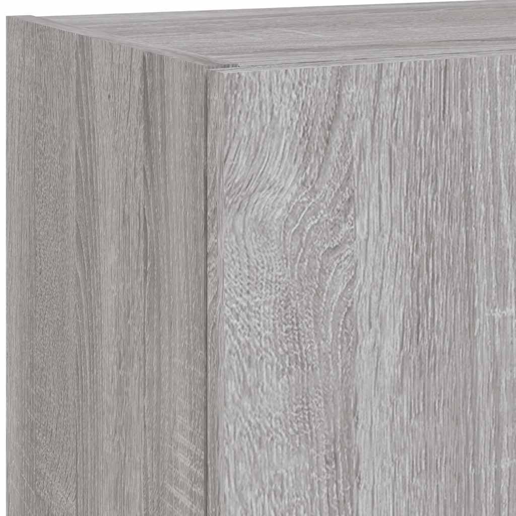 TV ormarić s LED svjetlima boja hrasta 40,5x30x90 cm