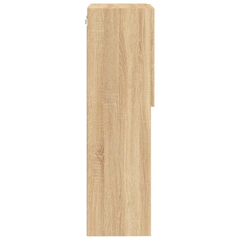 TV ormarić s LED svjetlima boja hrasta sonome 40,5x30x102 cm