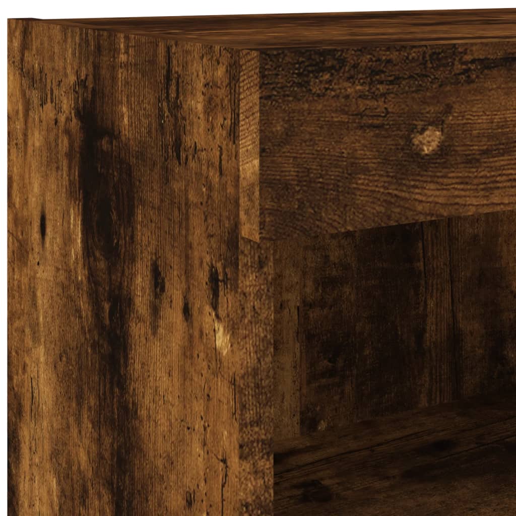 TV ormarići s LED svjetlima 2 kom boja hrasta 60x30x30 cm