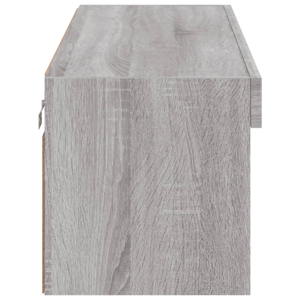 TV ormarić s LED svjetlima boja hrasta sonome 100x30x30 cm