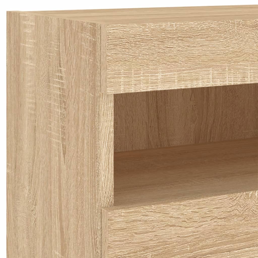 Zidni TV ormarići LED 2 kom boja hrasta sonome 40x30x40 cm