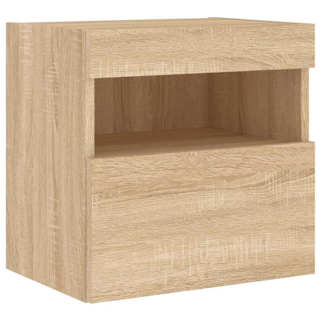 Zidni TV ormarići LED 2 kom boja hrasta sonome 40x30x40 cm