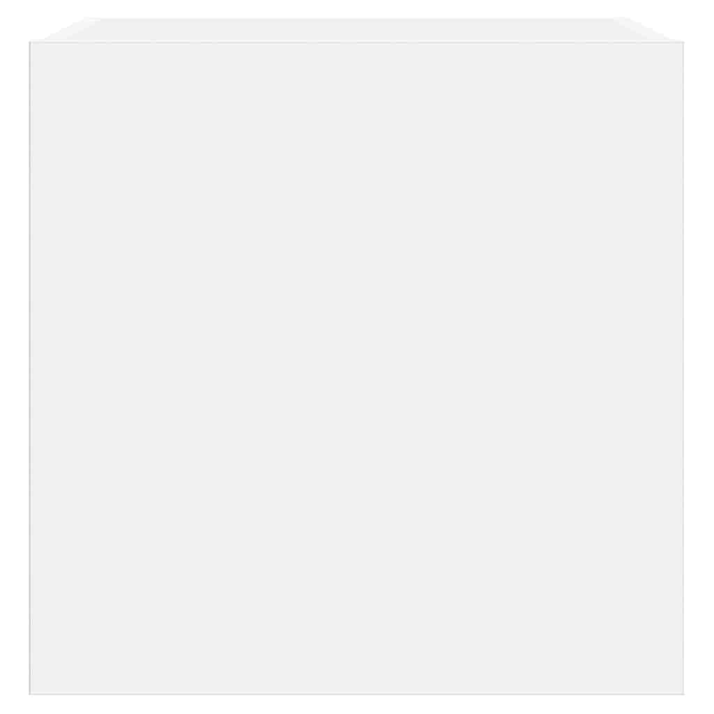 Zidni TV ormarići s LED svjetlima 2 kom bijeli 40,5x35x40 cm