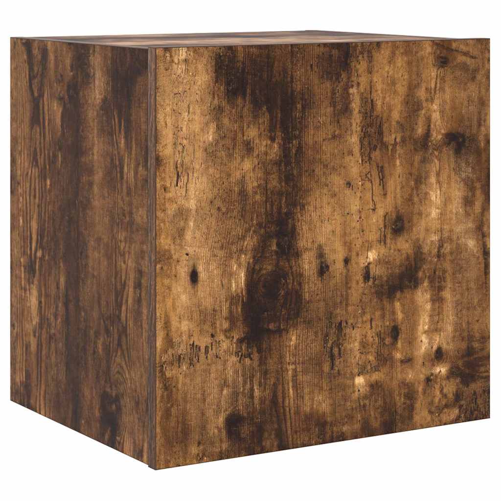 Zidni TV ormarići LED 2 kom boja dimljenog hrasta 40,5x35x40 cm