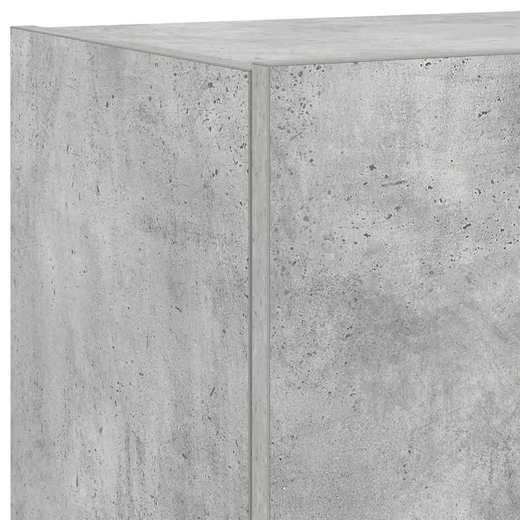 Zidni TV ormarići LED 2 kom boja betona 80x35x31 cm