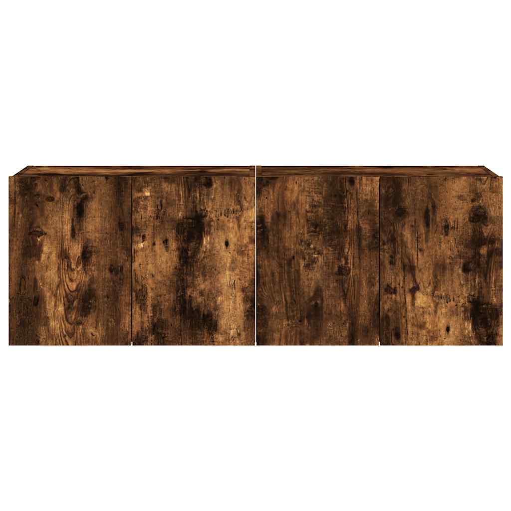 Zidni TV ormarići LED 2 kom boja hrasta 60x35x41 cm