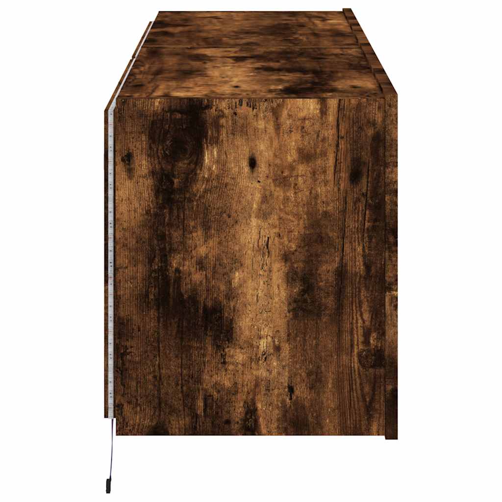 Zidni TV ormarići LED 2 kom boja hrasta 60x35x41 cm