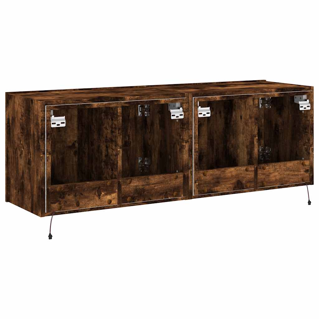 Zidni TV ormarići LED 2 kom boja hrasta 60x35x41 cm