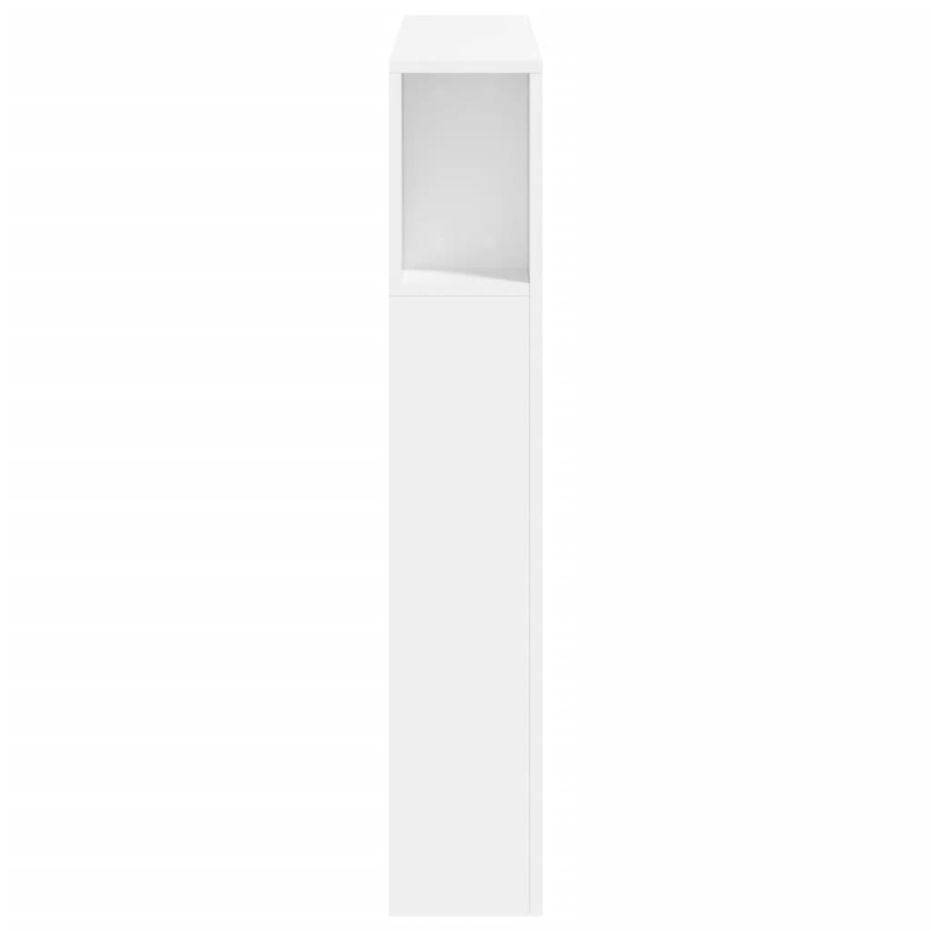 LED uzglavlje bijelo 100 x 18,5 x 103,5 cm konstruirano drvo