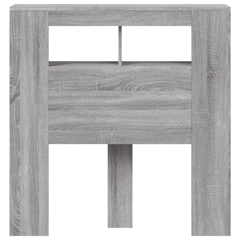 LED uzglavlje boja hrasta 100x18,5x103,5 cm konstruirano drvo