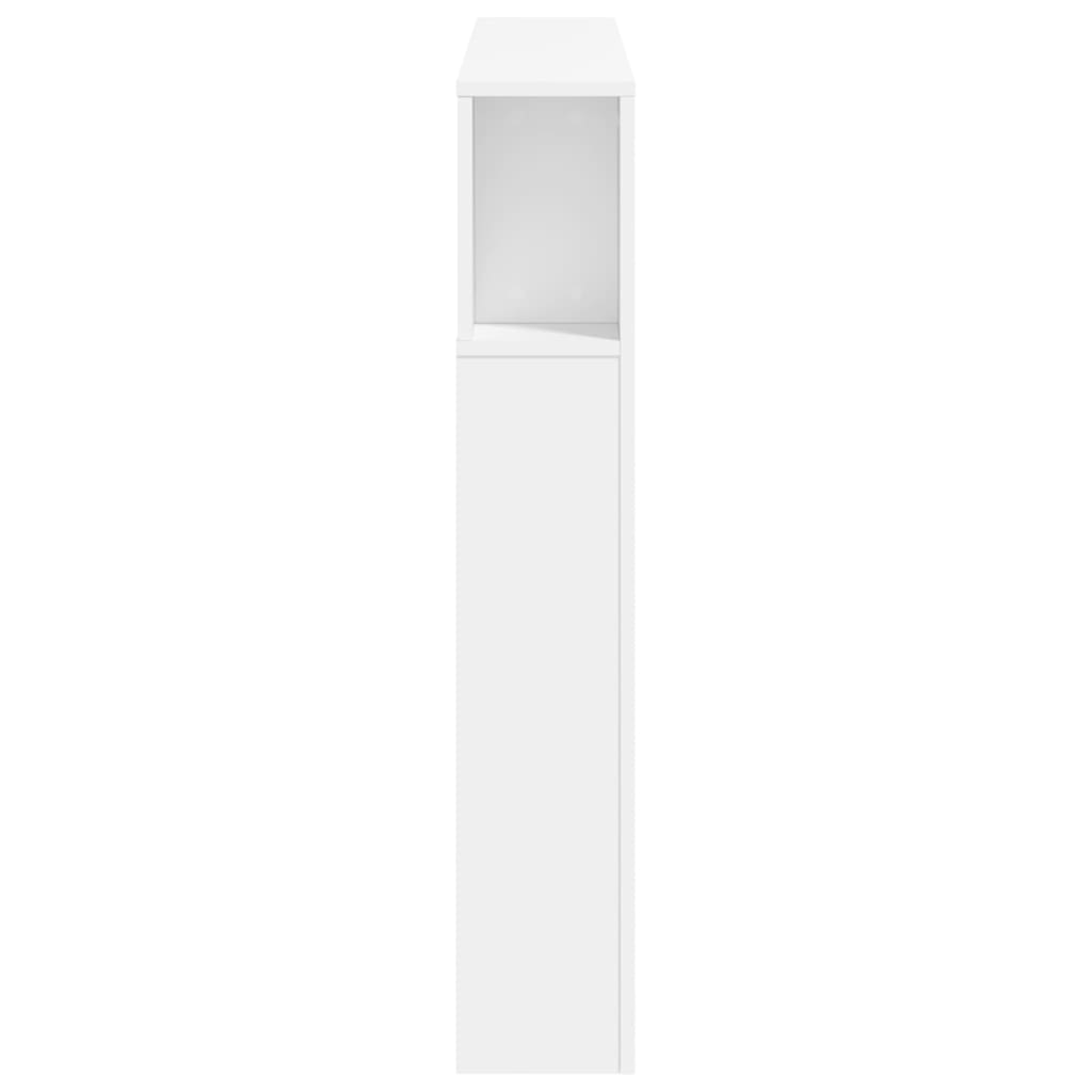 LED uzglavlje bijelo 120x18,5x103,5 cm konstruirano drvo