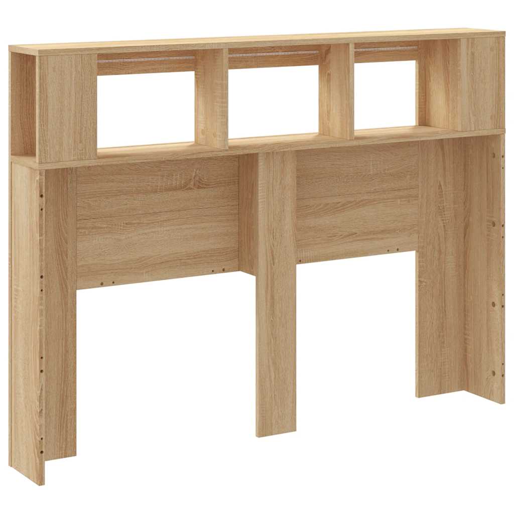 LED uzglavlje boja hrasta sonome 140x18,5x103,5 cm