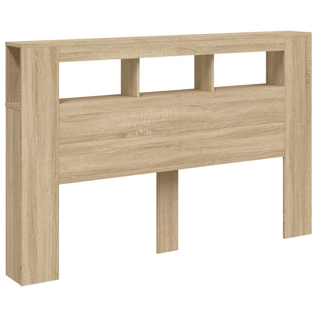 LED uzglavlje boja hrasta sonome 160 x 18,5 x 103,5 cm
