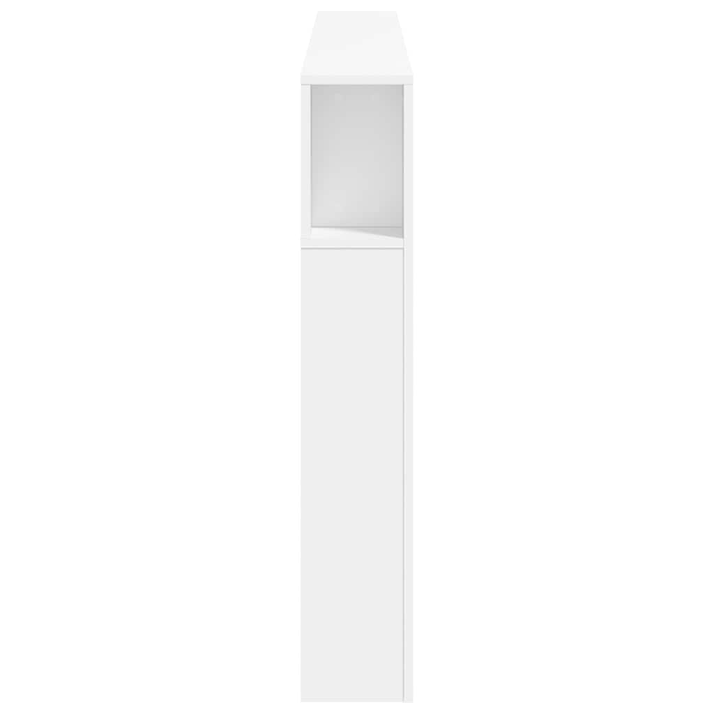 LED uzglavlje bijelo 180x18,5x103,5 cm konstruirano drvo