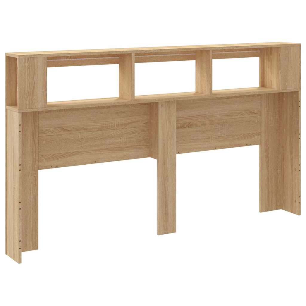 LED uzglavlje boja hrasta sonome 180x18,5x103,5 cm
