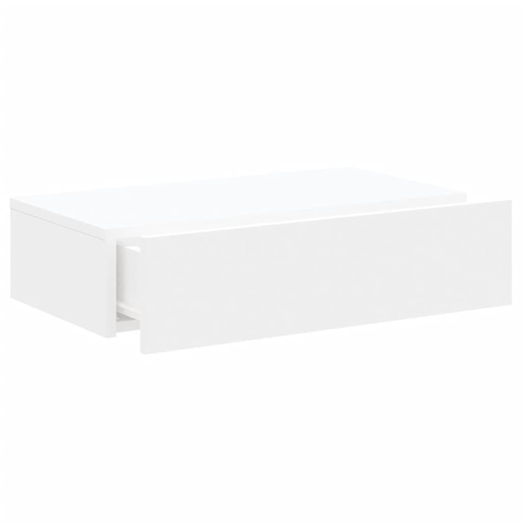 TV ormarić s LED svjetlima bijeli 60 x 35 x 15,5 cm