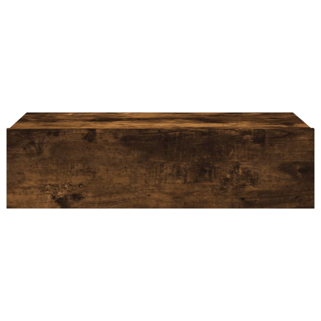 TV ormarić s LED svjetlima boja dimljenog hrasta 60x35x15,5 cm