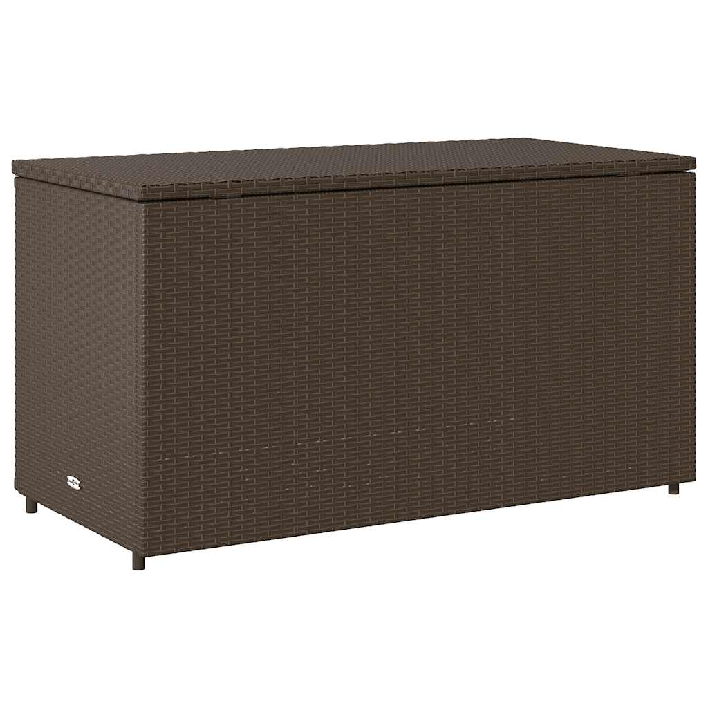 Vrtni ormarić za pohranu smeđi 110x55x60,5 cm od poliratana