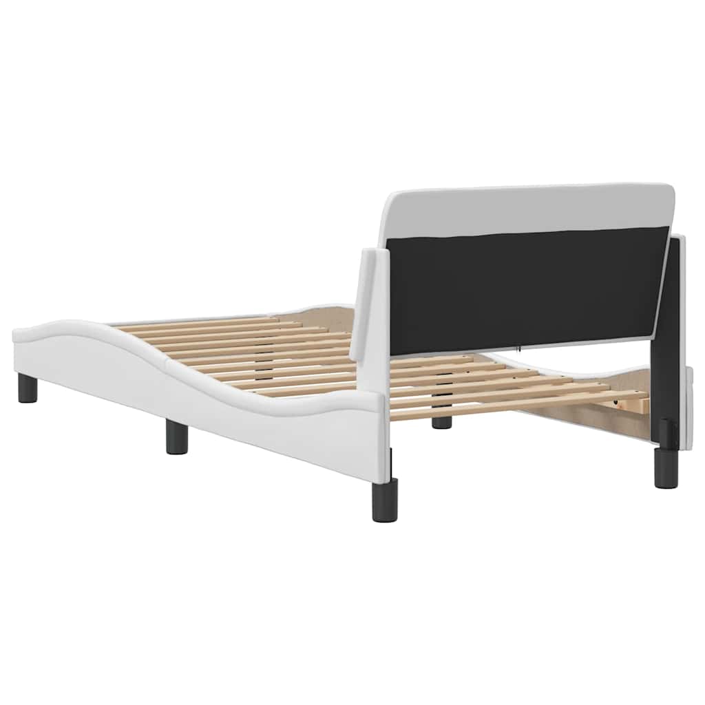 Okvir za krevet Dover bijeli 90x190 cm od umjetne kože